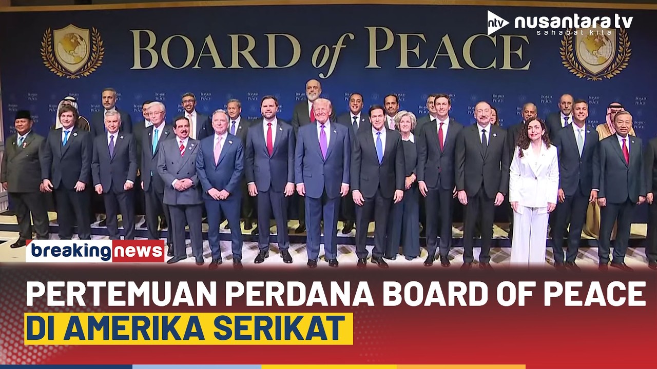 [BREAKING NEWS] Trump Gelar Pertemuan Perdana Board of Peace di Amerika Serikat | NTV
