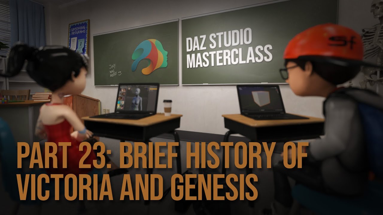 Daz Studio: A History of Genesis Figure Generations - Daz Masterclass #23