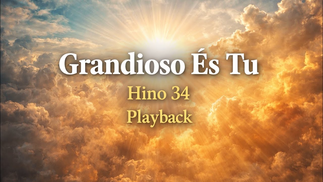 Playback grandioso és tu  hino 34