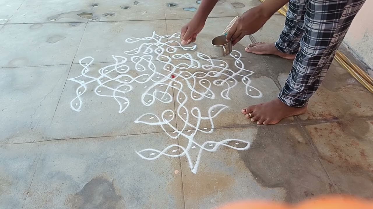 Daylirangoli#chukaka mugullu#mugguluchukkalamuggulu #9chukkalamuggulu 