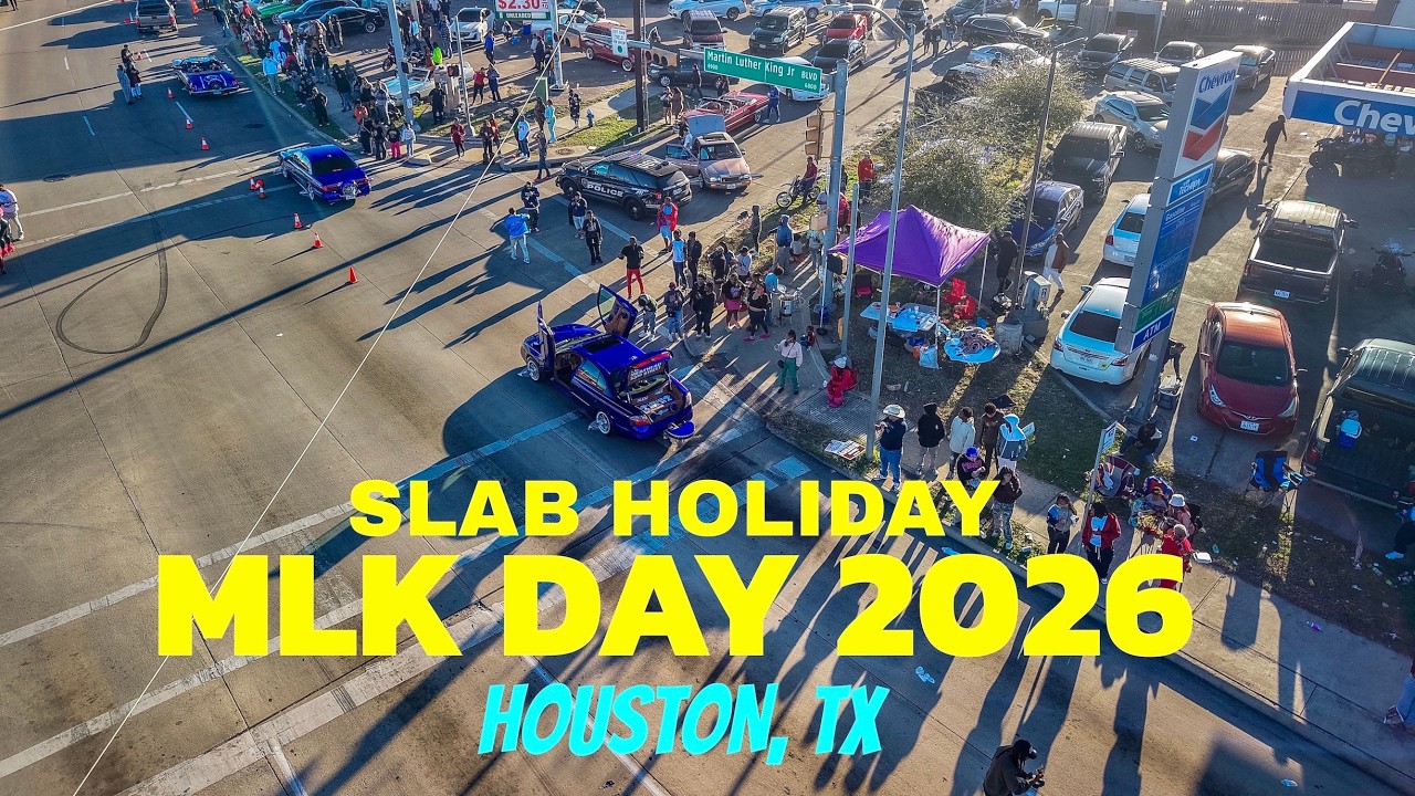 MLK DAY 2026 Slab Block Party in Houston TX! Must See! #slab #slabsunday #mlkday #houston