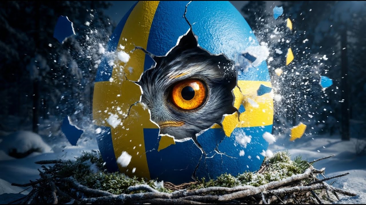 What Hatches From Sweden Flag Eggs? 🥚🦜 | AI ASMR
