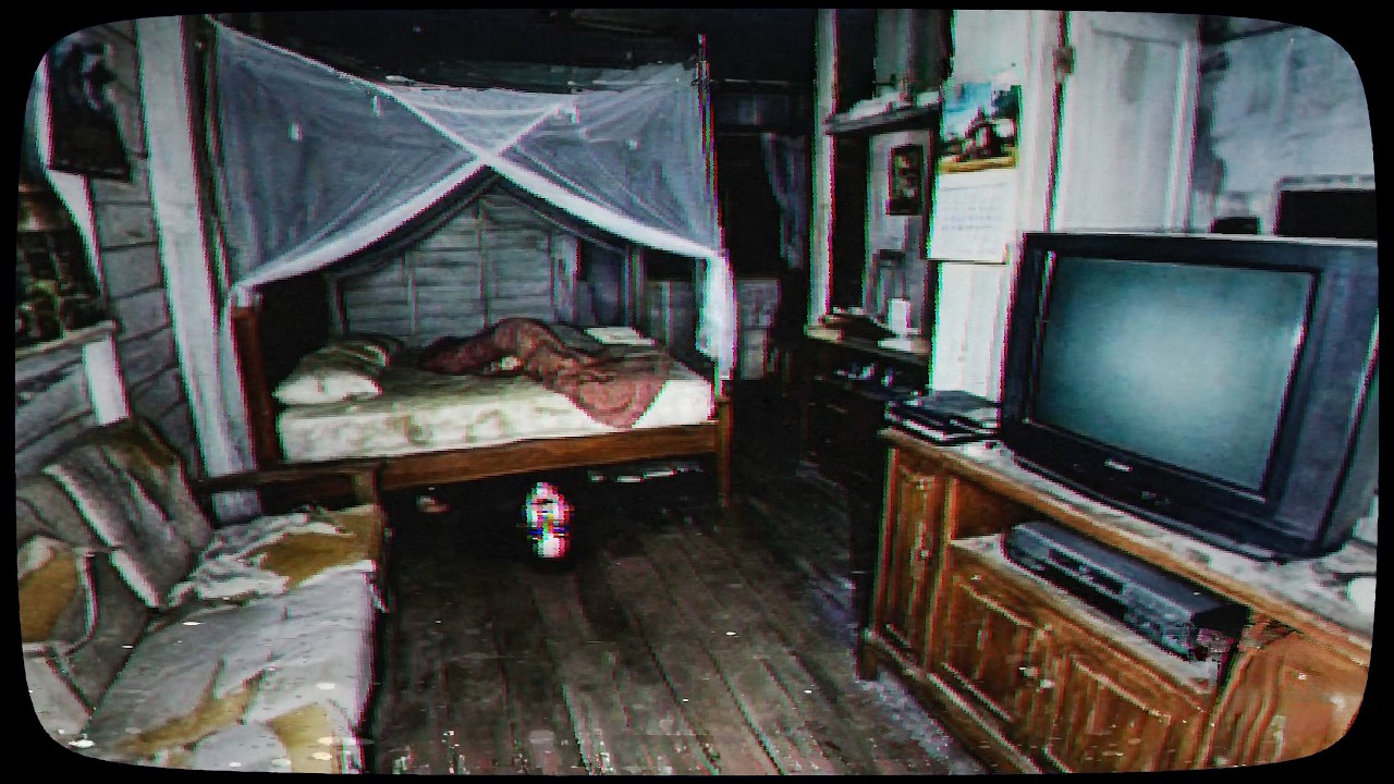 360도 회전 카메라로 감시하는 공포게임 (Ghost Observation)