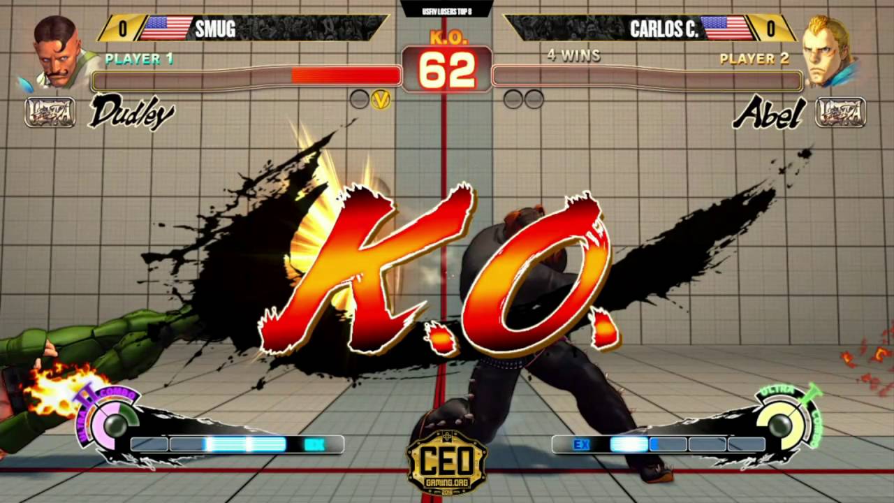 CEO2016 USF4 Losers Top 8 - SMUG vs CARLOS C.
