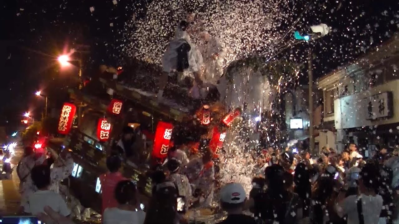 2018/8/1 東成区 深江地車 夏祭り 本宮曳行 -2-