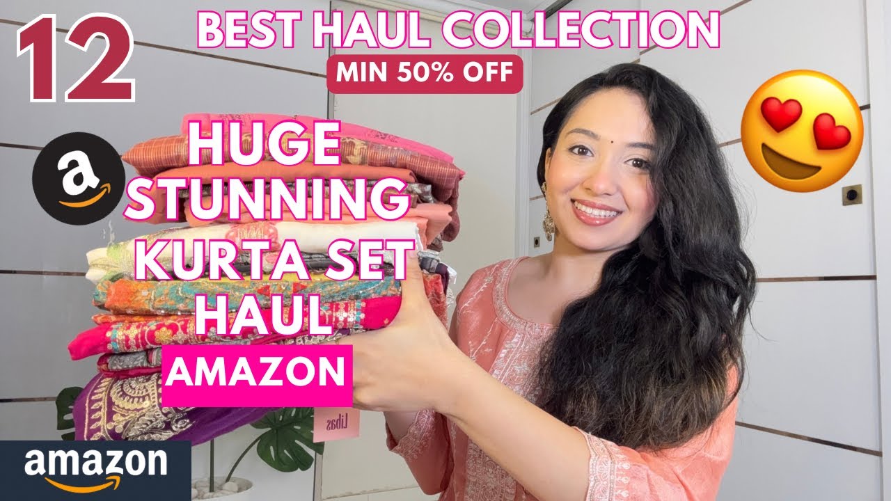 12 WOW Amazon Kurta Set Try On Haul 😍 | BEST COLLECTION 💕| Isha Vinod Jain
