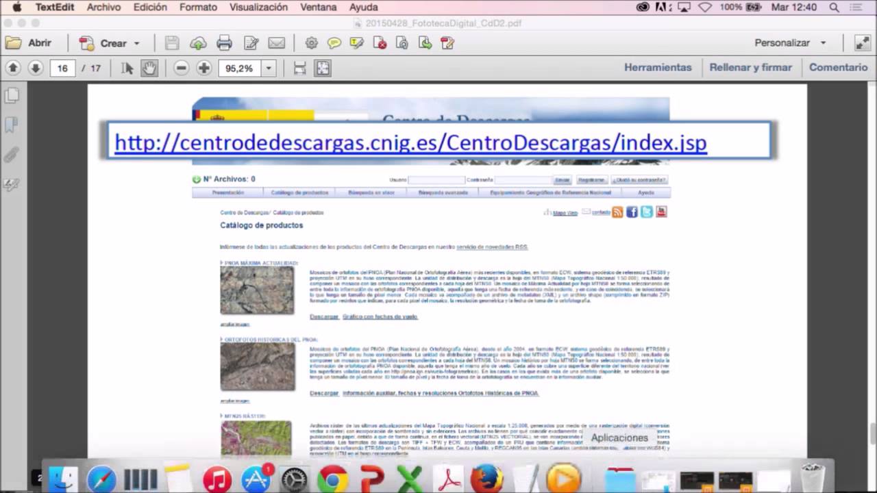 Webinar del Centro de Descargas - Instituto Geográfico Nacional