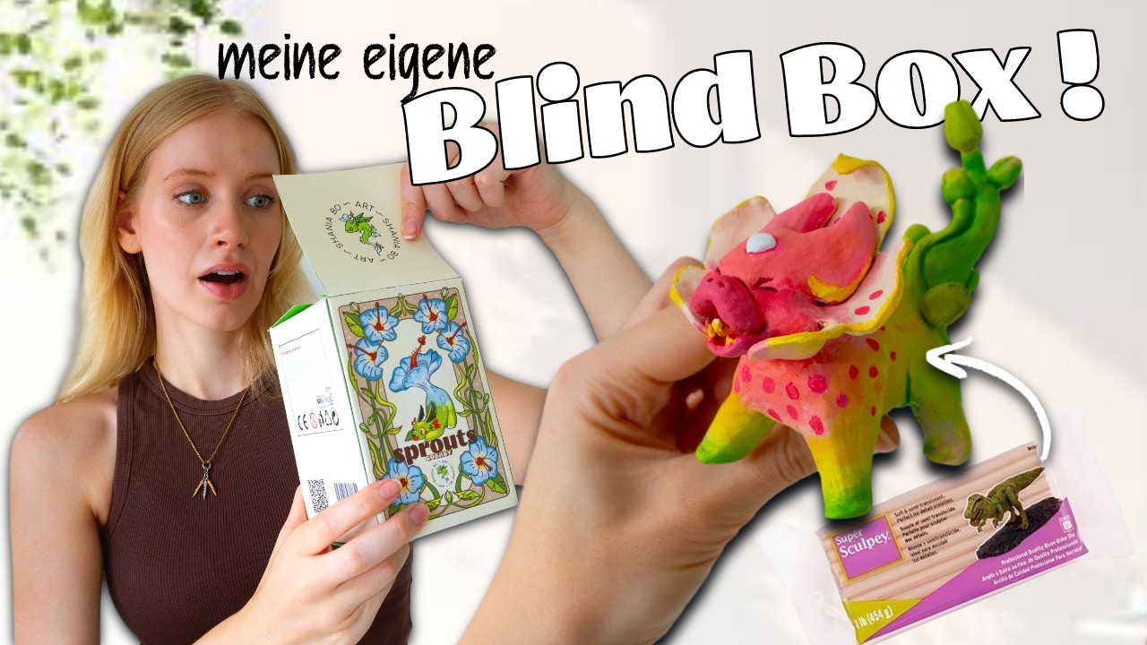 Künstlerin design eigene BLIND BOX! 🎁🐲 DIY