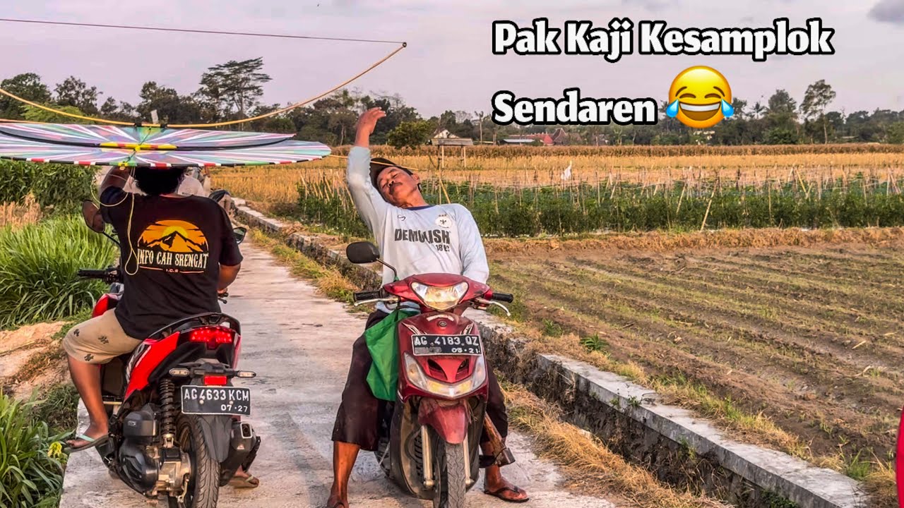 Bawa 5 Layangan Hari ini. Pak Gendon dibantu Bagos & Mas Aril. Ehhhh Pak Kaji Kesamplok Sendaren ges