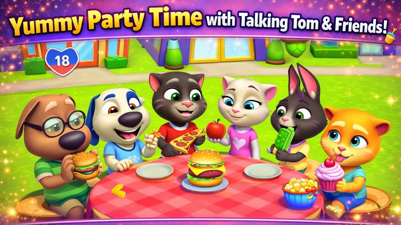 My Talking Tom and Friends Yummy Party Time