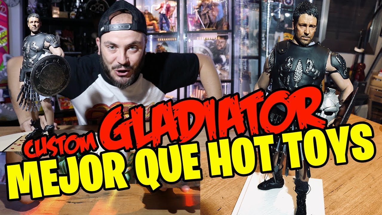 CUSTOM DE GLADIADOR 🔥 MEJOR QUE HOT TOYS!😱 Y  QUE HHMODEL! O PANGAEA!!