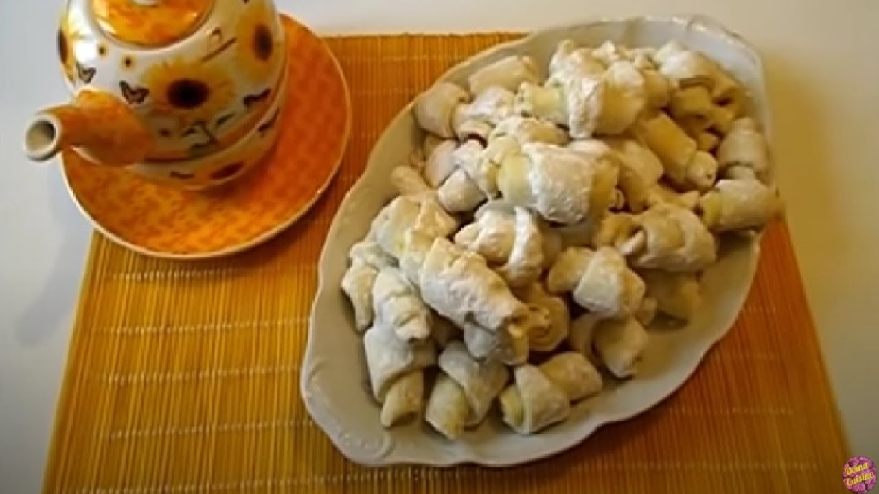 Cornulețe  cu rahat rețetă de post.
