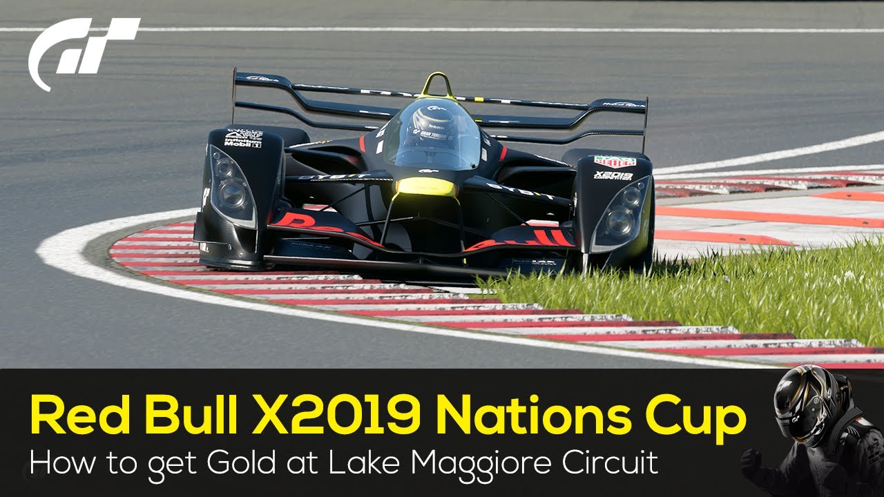 Как получить золото в гонке Red Bull X2019 Nations Cup на озере Маджоре (HARD) — #granturismo7