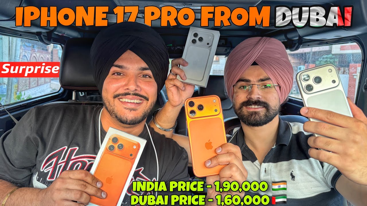 BOUGHT IPHONE 17 PRO FROM DUBAI 🇦🇪 ORANGE or SILVER | SURPRISE FROM DUBAI |