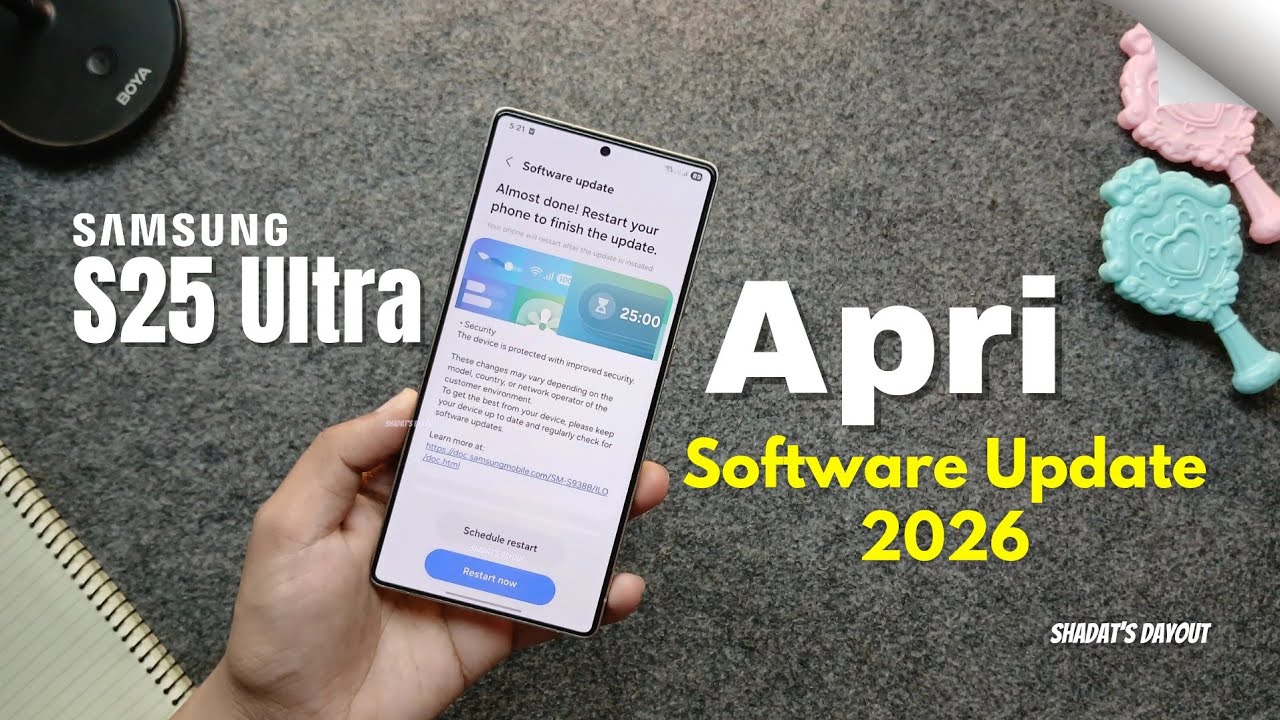 Обновление программного обеспечения Samsung Galaxy S25 Ultra за апрель 2026 года: новые функции и...