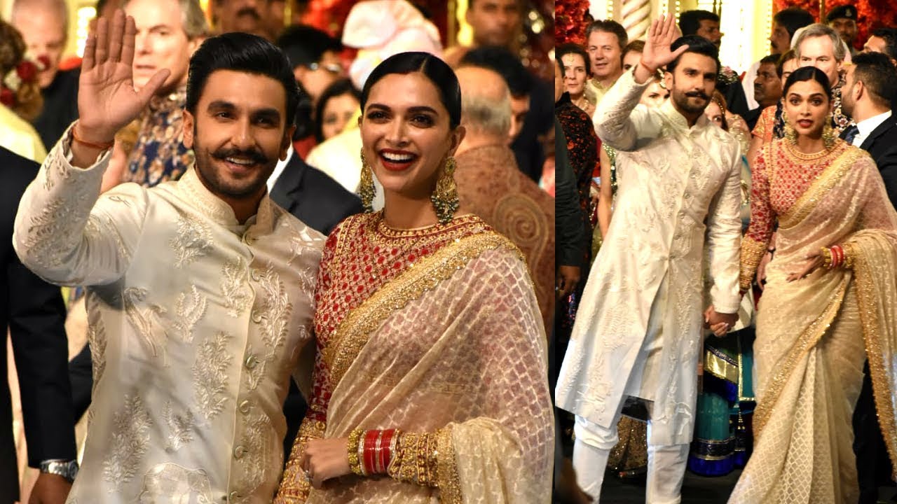 LIVE: Ranveer Singh With Wife Deepika Padukone's Royal Entry At Isha Ambani & Anand Piramal Wedding