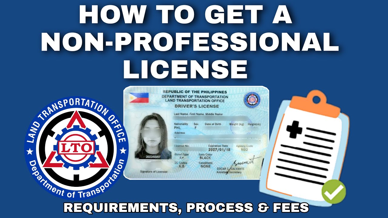 2022 LTO || STEP-BY-STEP PROCEDURES IN GETTING AN LTO NON-PROFESSIONAL DRIVER'S LICENSE