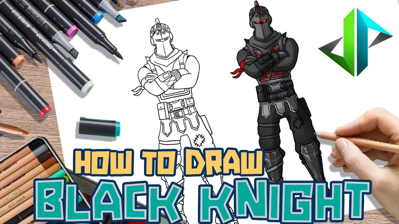 [DRAWPEDIA] КАК НАРИСОВАТЬ СКИН ЧЕРНОГО РЫЦАРЯ ИЗ FORTNITE — ПОШАГОВОЕ РУКОВОДСТВО ПО РИСОВАНИЮ