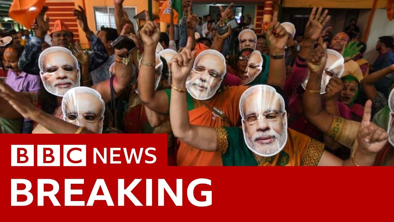 India election results 2019: Narendra Modi takes landslide win - BBC News