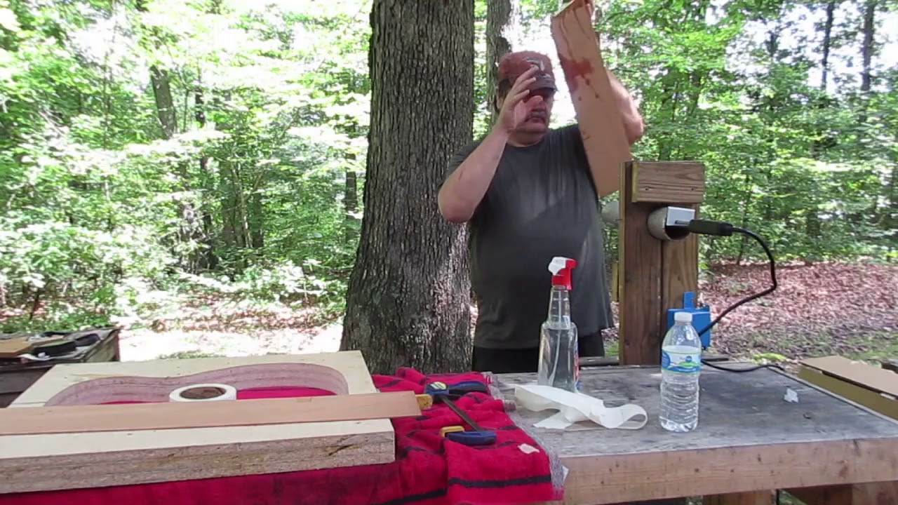 Acoustic Guitar Build  Side Bending