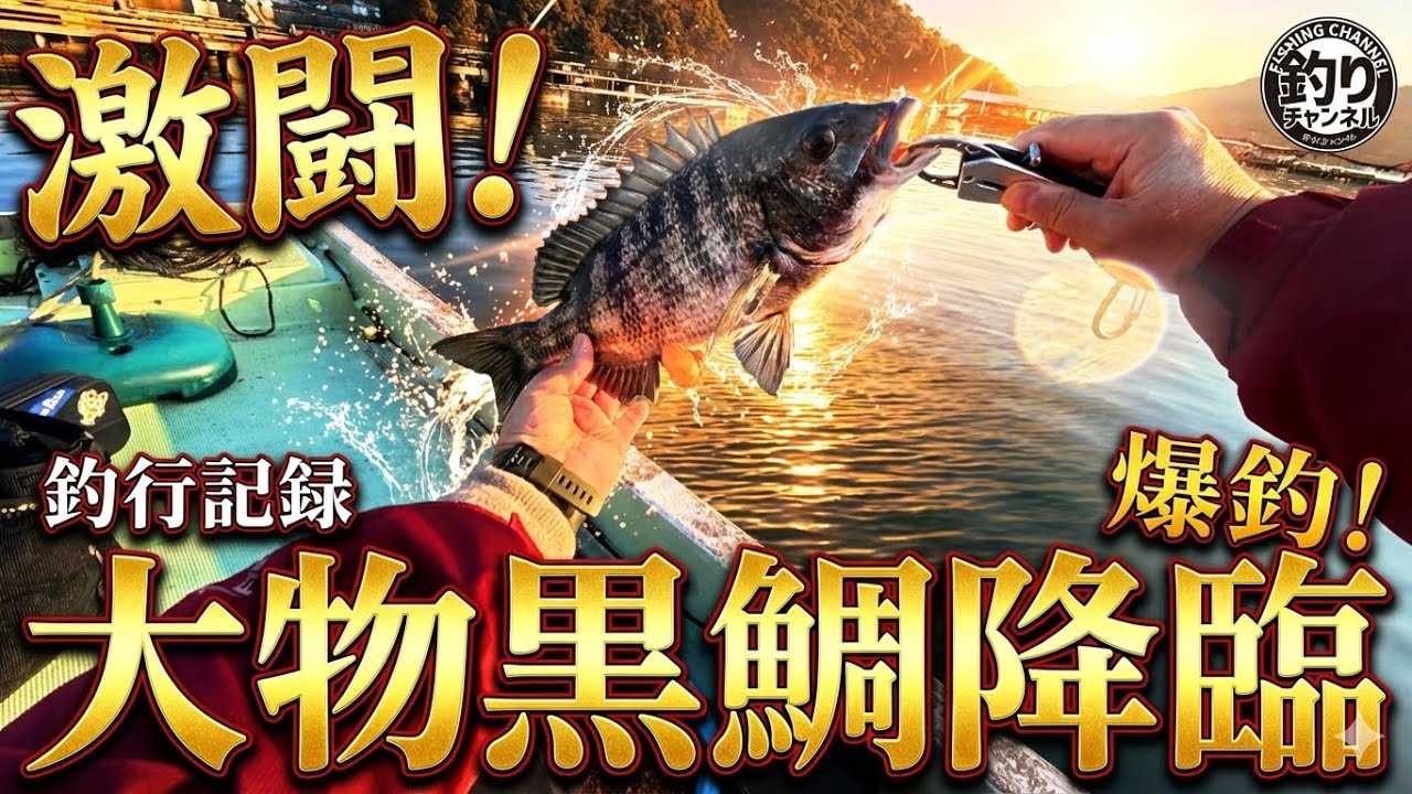 激闘！大物黒鯛降臨⁉️