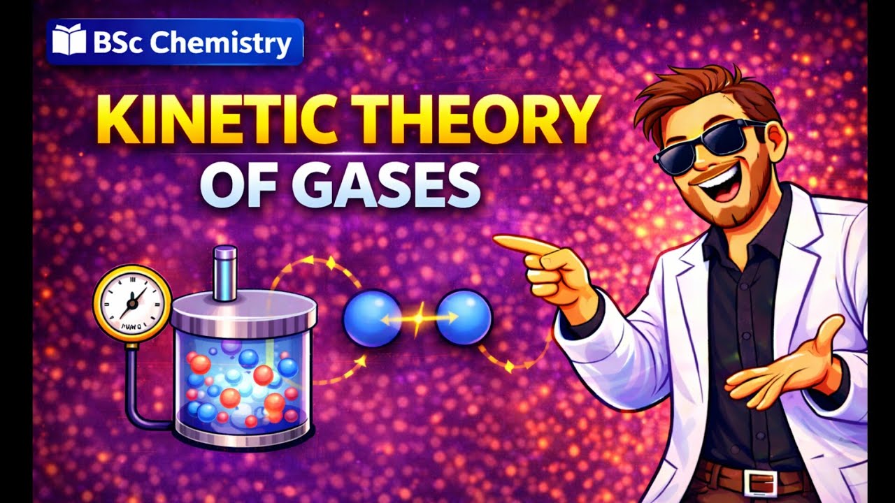 Kinetic Theory Of Gases | Kinetic Gas Equation| Gaseous State | BSC 1st Year