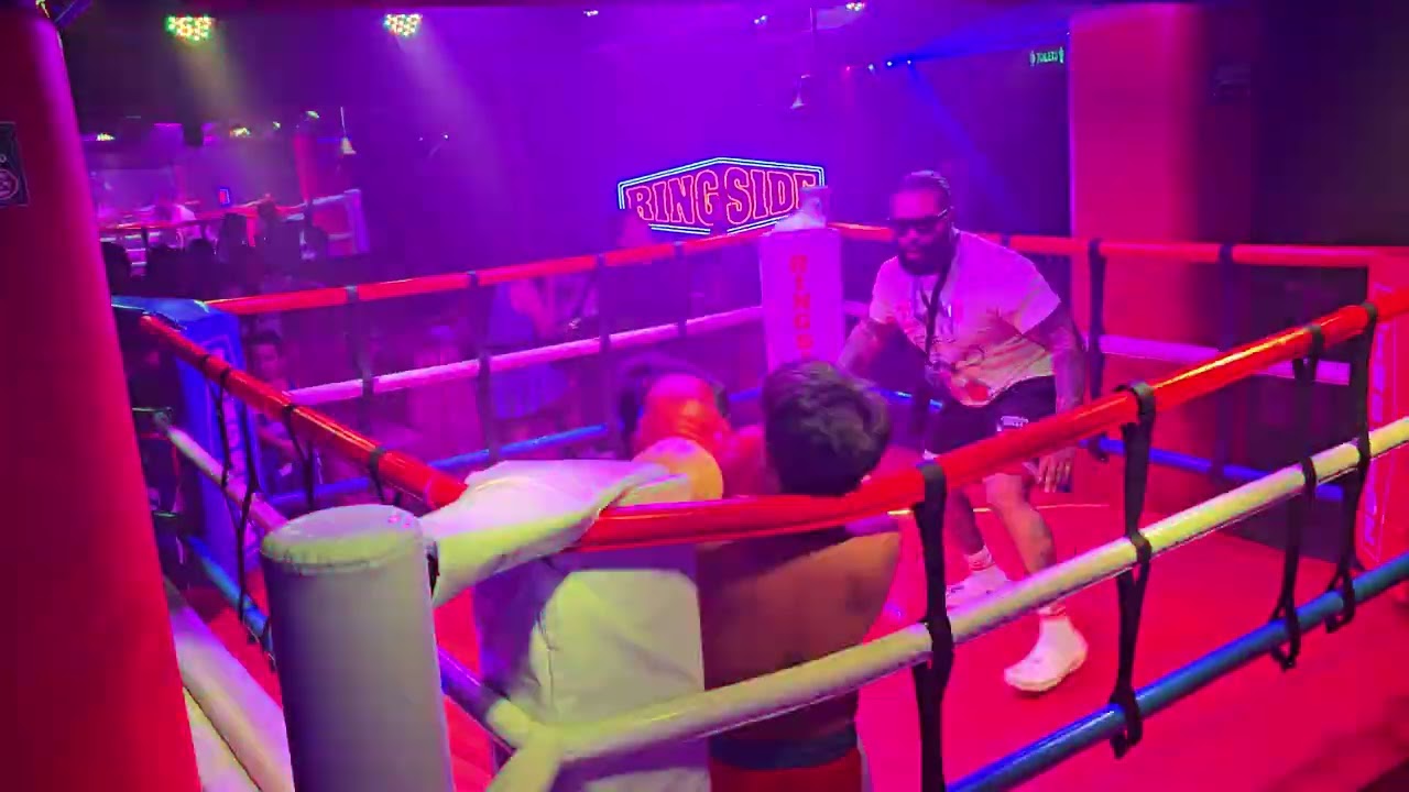 Dj Ghost refs midget boxing fight in makati manila philipines! 