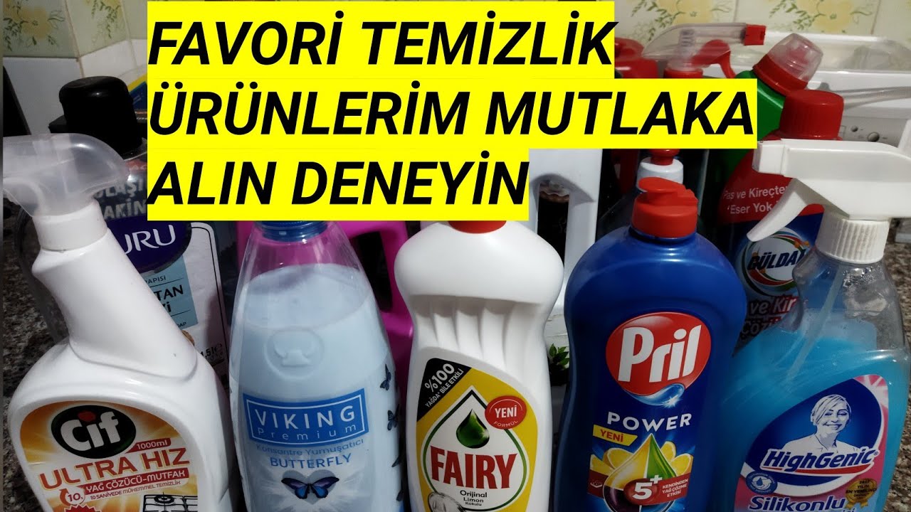 TEMİZLİK ÜRÜNLERİ | SÜREKLİ KULLANDIĞIM MEMNUN KALDIĞIM FAVORİ ÜRÜNLERİM | MUTLAKA ALIN DENEYİN |