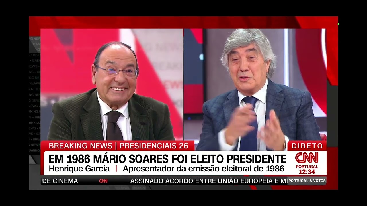 Visão Henrique Garcia e Mário Crespo Eleições Presidenciais 1986/2026