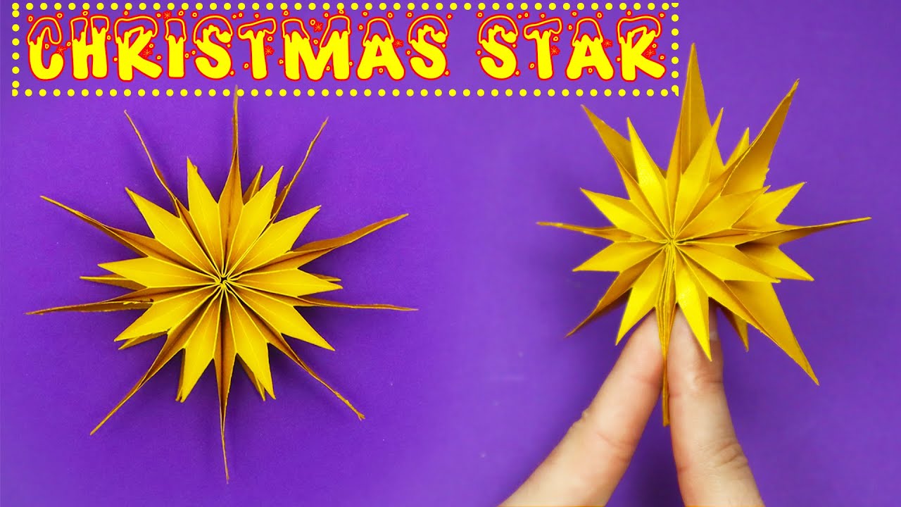 EASY DIY: Paper Snowflake DIY 3D - EASY Paper 3D Snowflake
