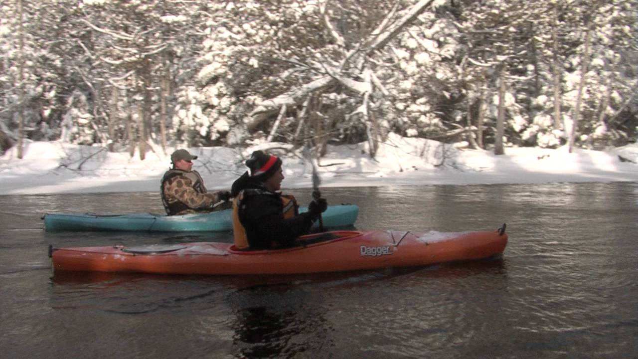 Great Getaways: Winter Kayaking - AuSable River, MI