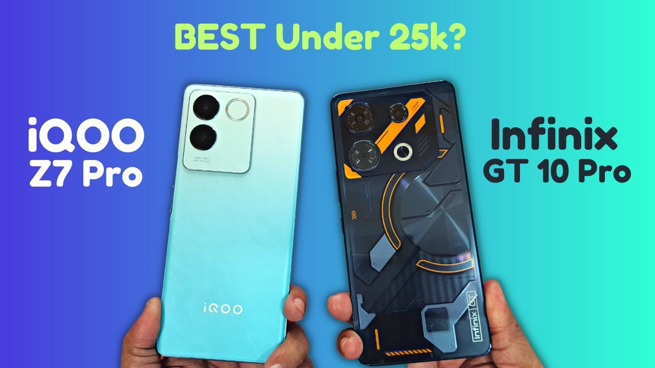 iQOO Z7 Pro vs Infinix GT 10 Pro - Speed Test | Camera | Display | Speaker | 5G Network Test!