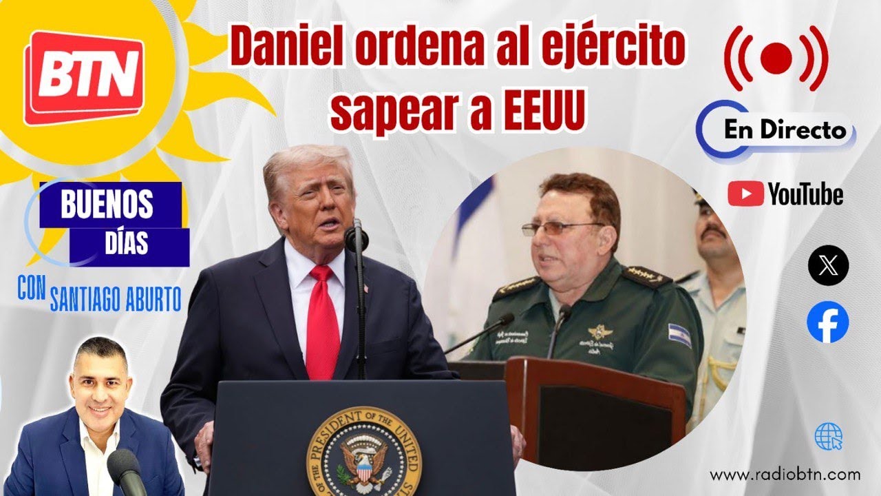 En Vivo: Daniel ordena al ejército sapear a EEUU. 22 de Enero 2026