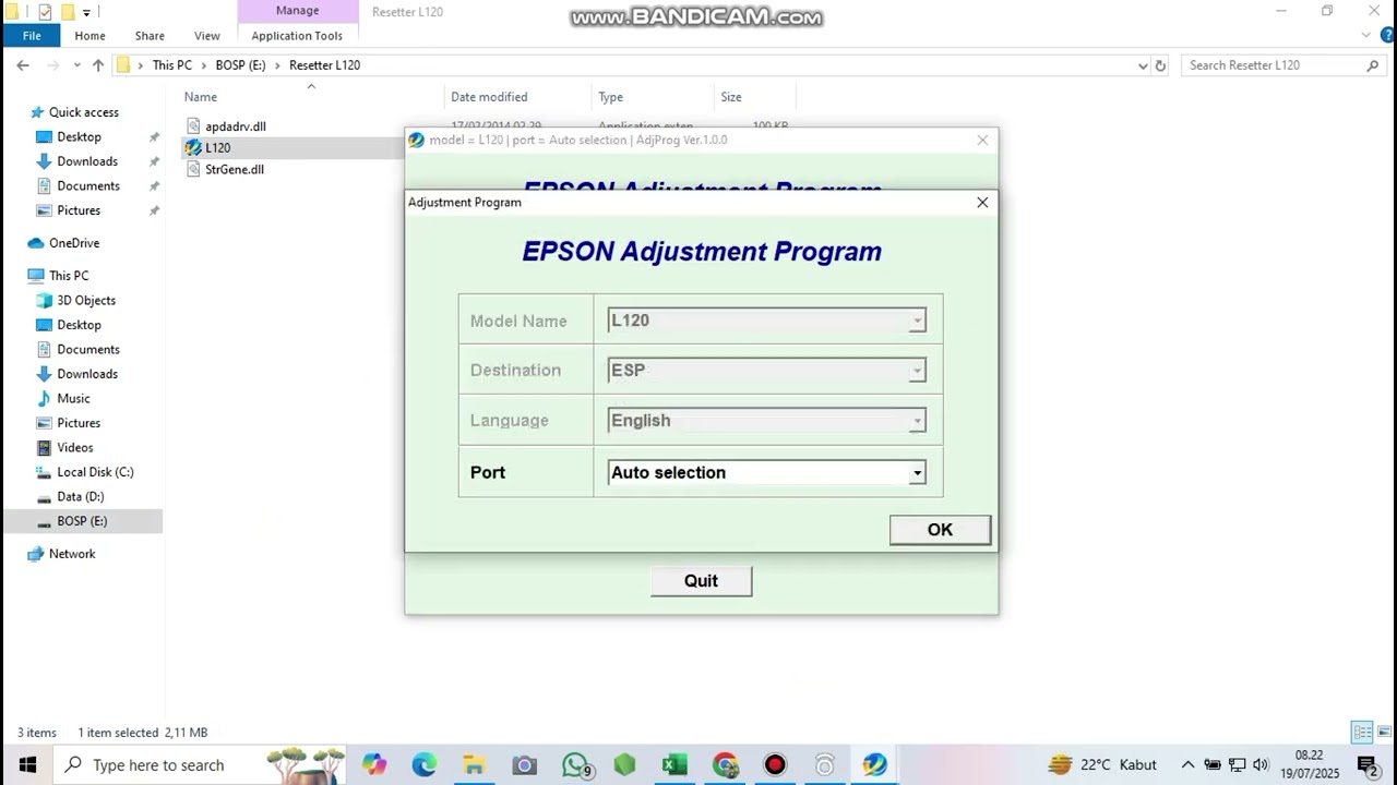 Cara Mengatasi Printer Epson L120 Error Service Required#shortvideo  #shorts #short 