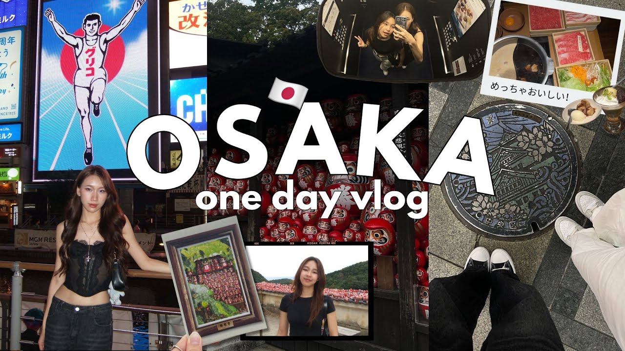 Osaka VLOG l Katsuoji Temple, Dotonbori, shopping & eating all day ! | issanck