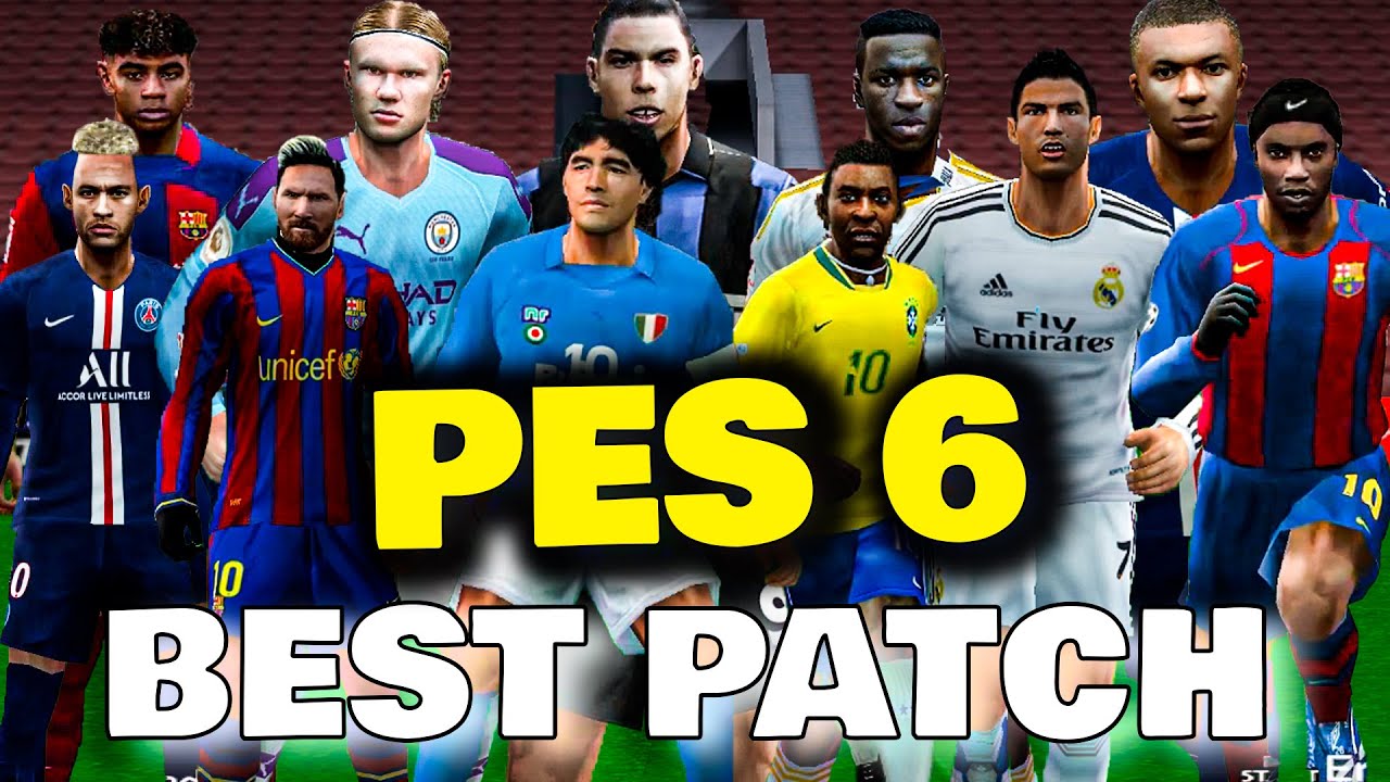 LOS MEJORES PES 6 PARA PS2 Y AETHER2 (ANDROID)