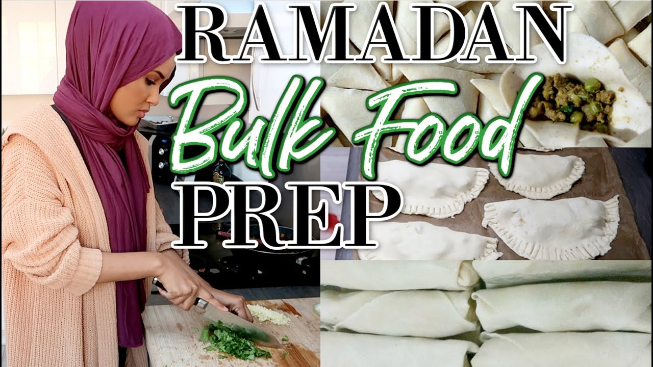 5 RAMADAN FREEZER FOOD RECIPES WITH MY HUSBAND& ME! | Samosas, Spring Rolls, Pies& Much MORE!
