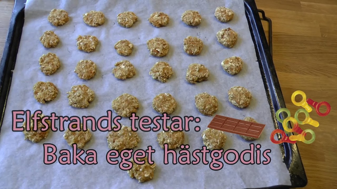 Elfstrands testar - baka eget hästgodis!