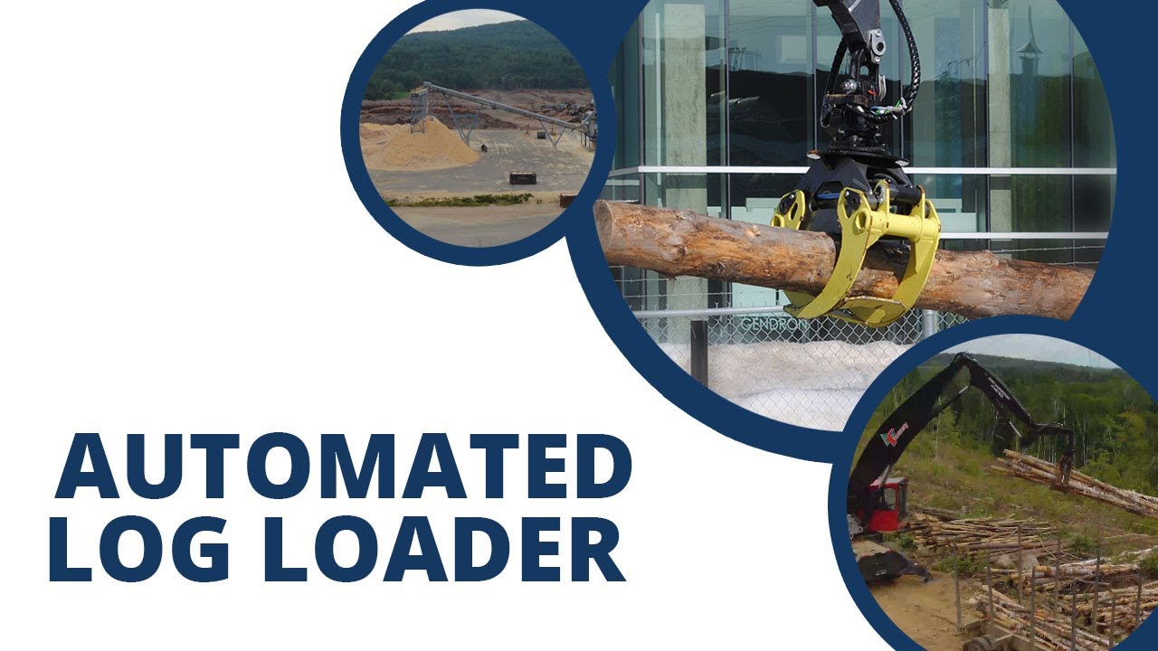 FPInnovations’ automated log loader project to detect and handle logs on the ground