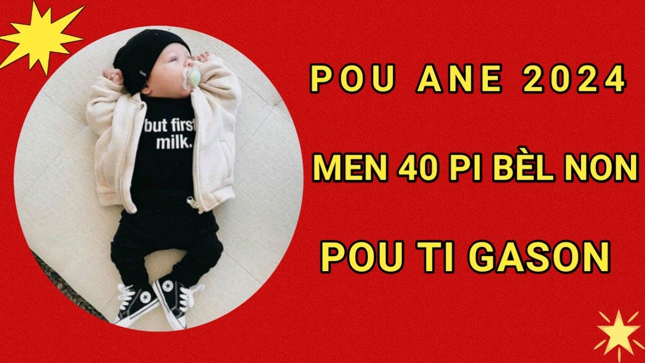 Men 40 pi bèl non pou tigason