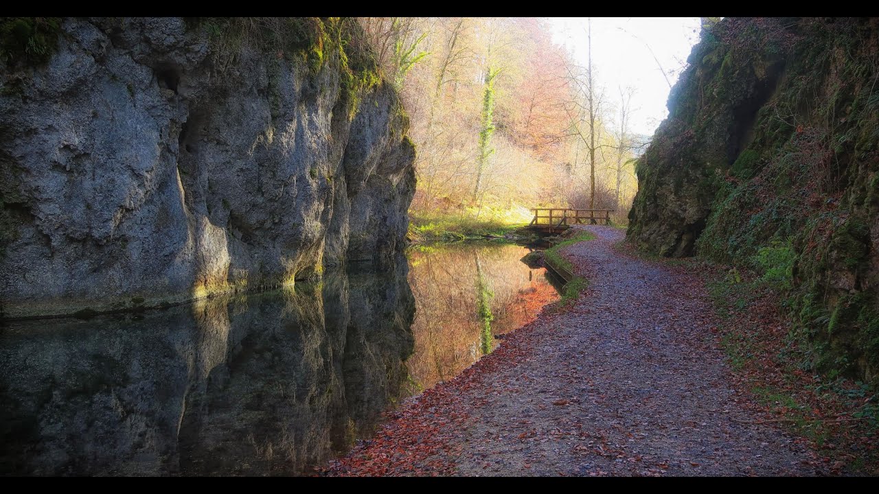 Von der Zwiefalter Ach über die Wimsener Höhle zum Glastal bei Zwiefalten