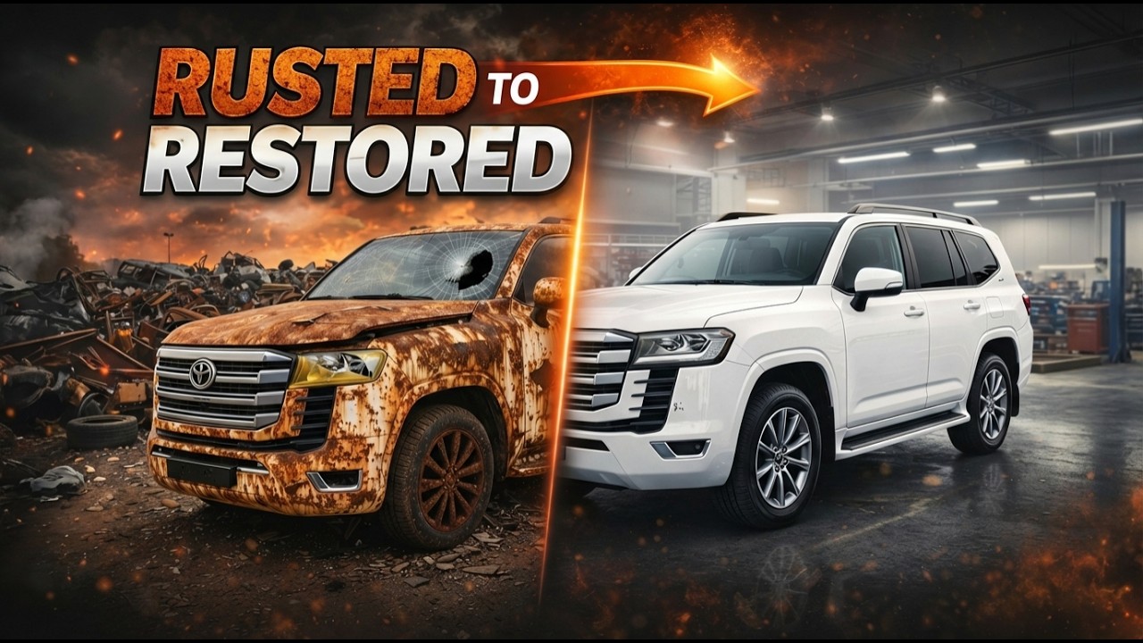 From Rusty Scrap to Gleaming Beast &ndash; Land Cruiser 300 B6 Restoration