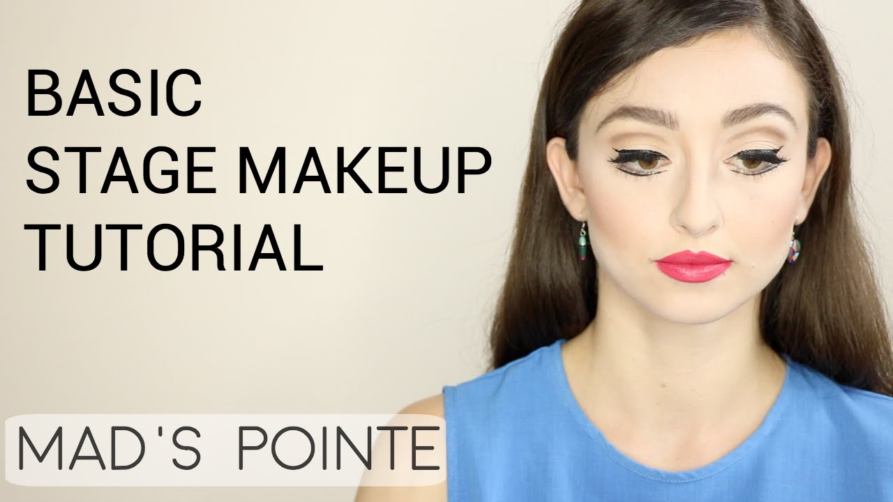 Basic Stage Makeup Tutorial | Mad's Pointe