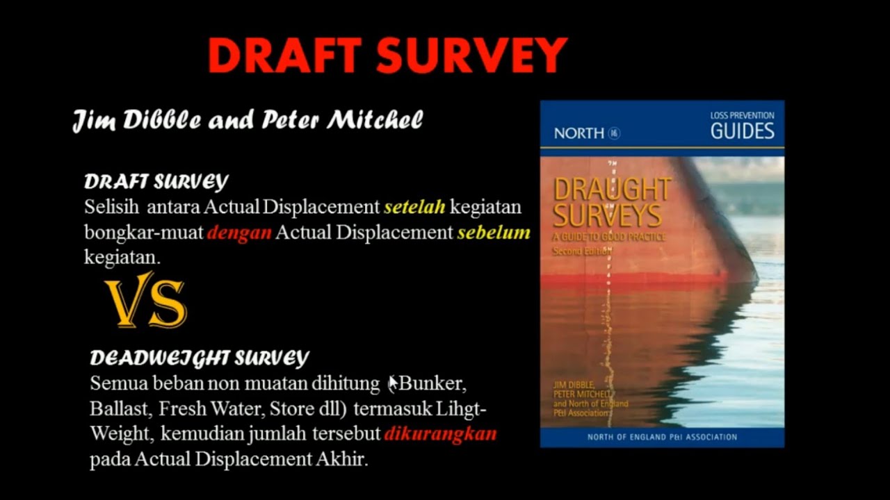 DRAFT SURVEY Konsep Dasar,  Koreksi dan Penjelasan Detailnya. #aviorish