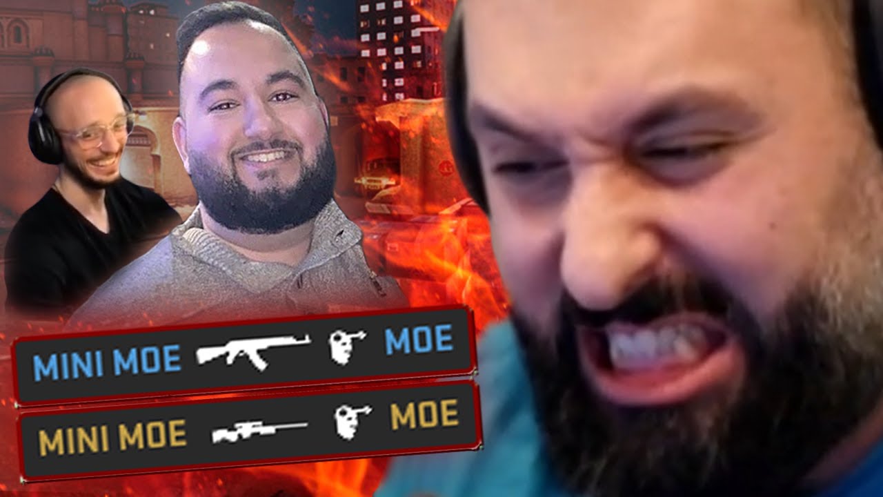 MOES РАЗБИТ CSGO! ЯРОСТЬ НА МЛАДШЕГО БРАТА! (MiniMoe)