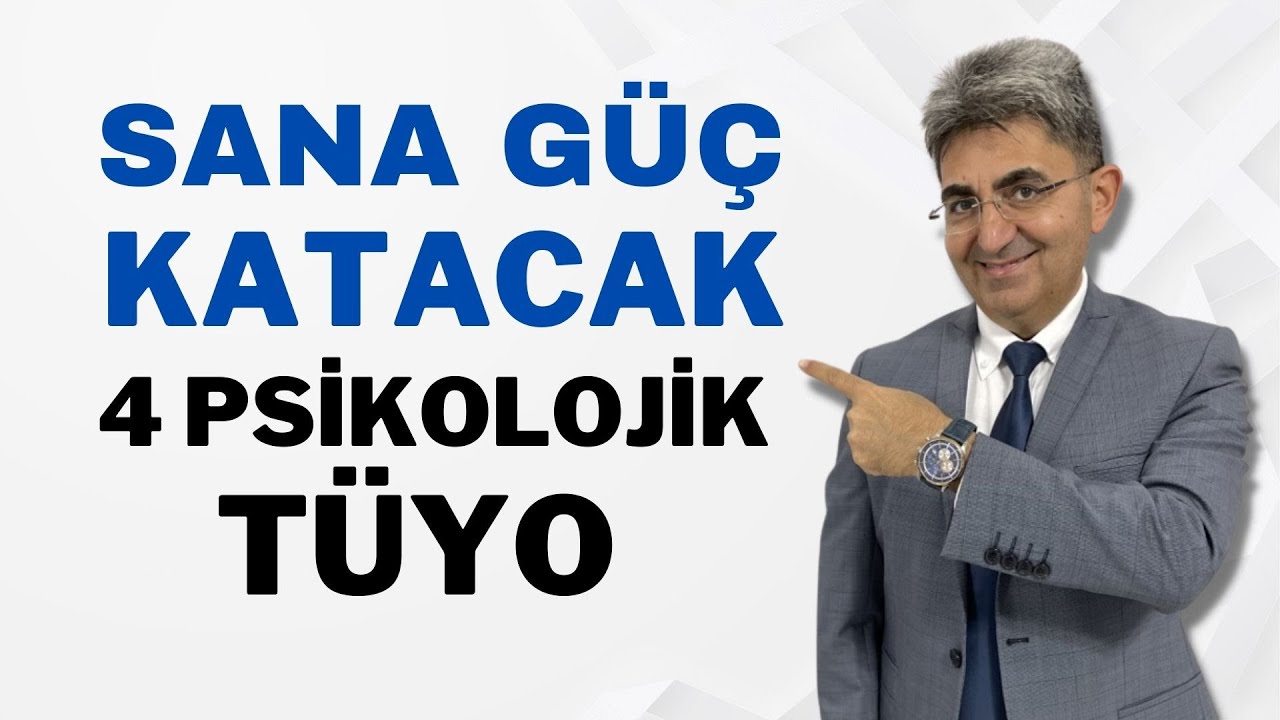 Sana G&uuml;&ccedil; Katacak 4 Psikolojik T&uuml;yo | Canten Kaya Videoları