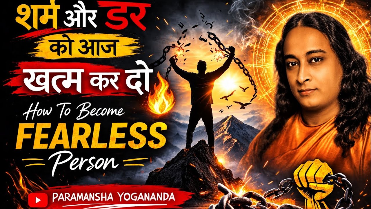 शर्म और डर को आज खत्म कर दो 🔥 How To Become Person 🔥 paramansha yogananda 