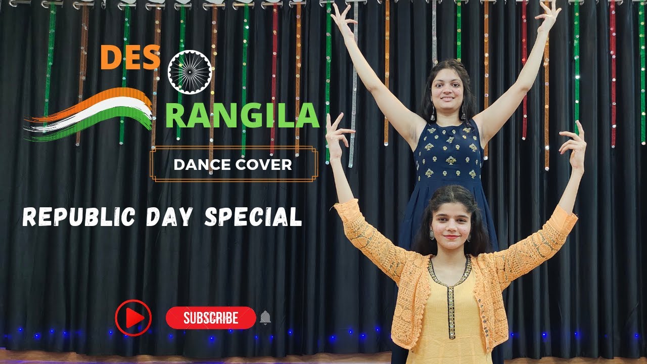 देश मेरा रंगीला डांस वीडियो | Desh Mera Rangila | Republic Day Special | Dance Cover | Nritya Nation