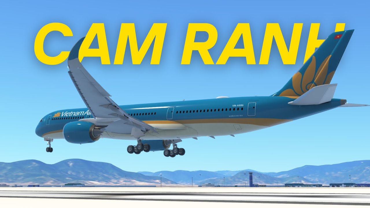VIRTUAL PLANE SPOTTING | 9 MINUTES AT CAM RANH INTERNATIONAL AIRPORT