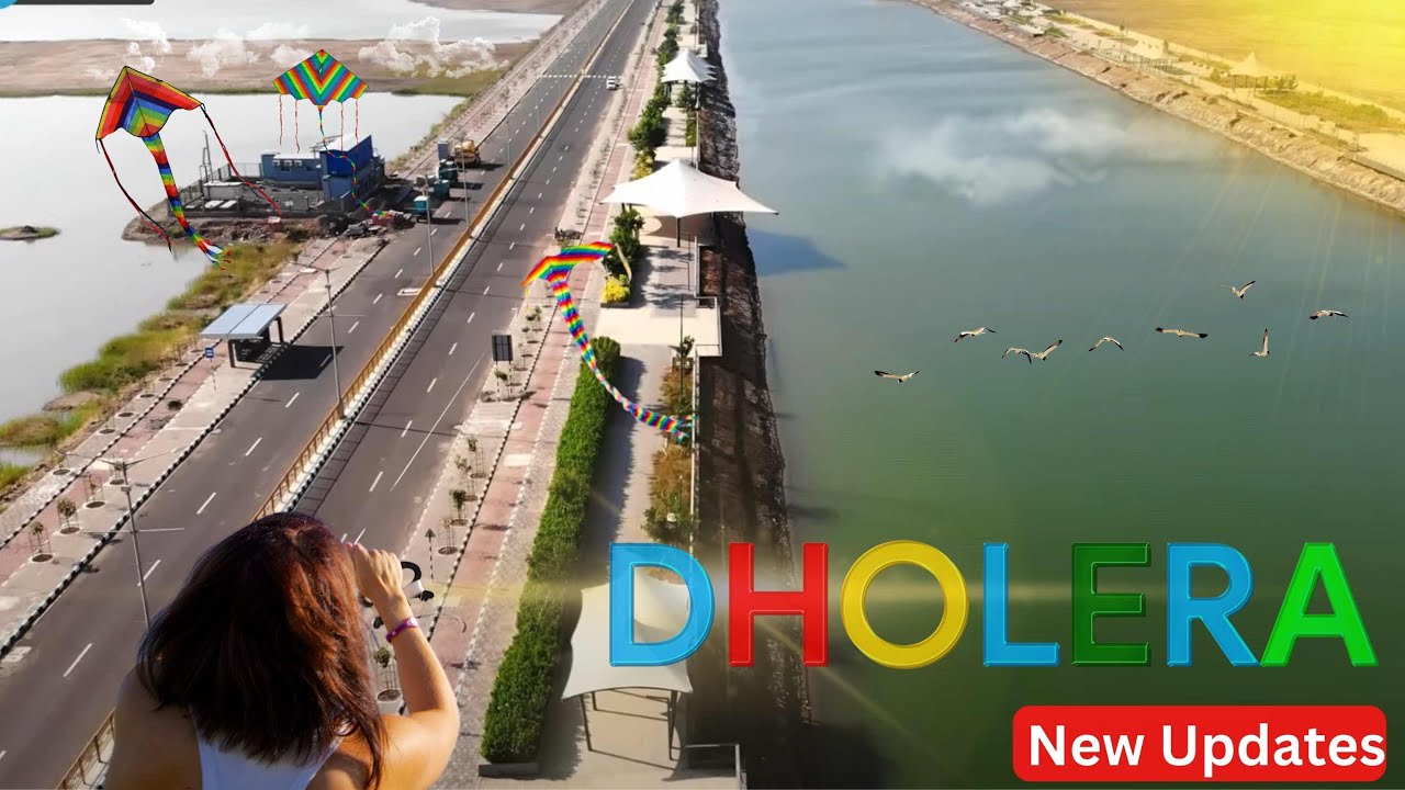 Dholera smart city India International kite Festival.